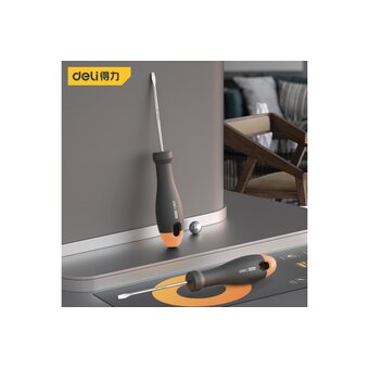  Отвертка шлицевая Deli Home Series Gray HT1103C 