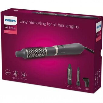  Фен-щетка Philips BHA301/00 черный 
