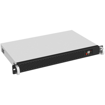  Корпус монтируемый в стойку EXEGATE Pro 1U255-01 (ex296161rus) 1U, черный/серебристый 