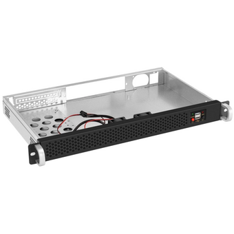  Корпус монтируемый в стойку EXEGATE Pro 1U255-01 (ex296161rus) 1U, черный/серебристый 