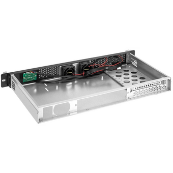  Корпус монтируемый в стойку EXEGATE Pro 1U255-01 (ex296161rus) 1U, черный/серебристый 