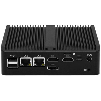  Неттоп Hiper Basic BC119 (BC119-N10R8N2I5BWP) Intel N-series N100(0.8Ghz)/8192Mb/256SSDGb/noDVD/BT/WiFi/0.65kg/черный/Win11Pro + Безвентиляторны 