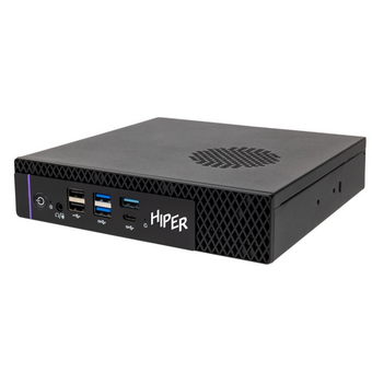  Неттоп Hiper Factum FT20 (FT20-i3141R8N2R6BWP) Intel Core i3 14100(3.5Ghz)/8192Mb/256SSDGb/noDVD/BT/WiFi/war 1y/1.2kg/черный/Win11Pro + БП 120Вт 