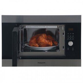  Встраиваемая микроволновая печь HOTPOINT MF20G IX HA (869891300010) нержавеющая сталь 