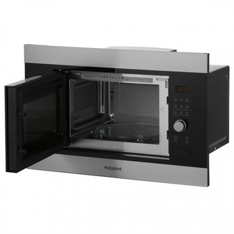  Встраиваемая микроволновая печь HOTPOINT MF20G IX HA (869891300010) нержавеющая сталь 