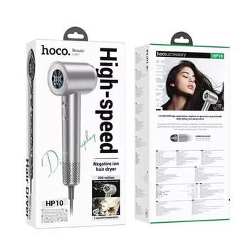  Фен HOCO HP10 серый EU 