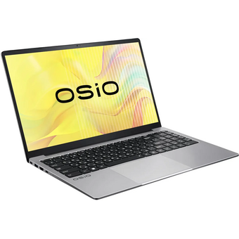  Ноутбук OSIO FocusLine F150A-012 15.6", AMD Ryzen 5 5500U 2.1ГГц, 6 ядер, 16ГБ 1ТБ SSD, AMD Radeon, без операционной системы, серый 
