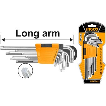  Набор ключей torx Ingco HHK13091 