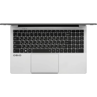  Ноутбук OSIO FocusLine F150A-012 15.6", AMD Ryzen 5 5500U 2.1ГГц, 6 ядер, 16ГБ 1ТБ SSD, AMD Radeon, без операционной системы, серый 