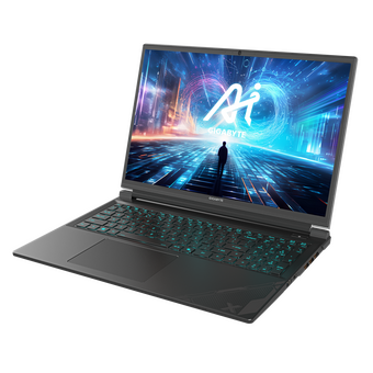  Ноутбук GIGABYTE G6X 9MG (9MG-42KZ854SD) Core i7-13650HX/16Gb/SSD1Tb/RTX4050 6Gb /16.0"/IPS/WUXGA/Dos/grey 
