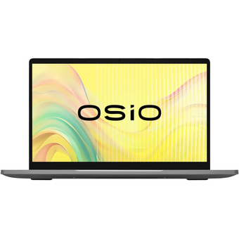  Ноутбук OSIO FocusLine F140A-007 14", IPS, AMD Ryzen 5 5500U 2.1ГГц, 6 ядер, 16ГБ 512ГБ SSD, AMD Radeon, Windows 11 Home, серый 
