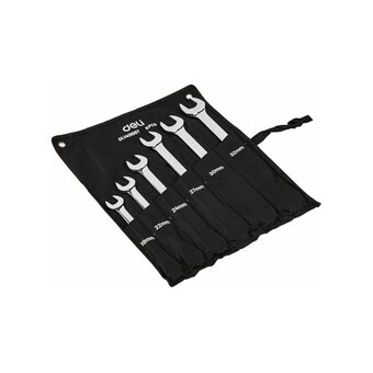  Набор ключей комбинированных Deli DL140106T с трещоткой 6 шт 