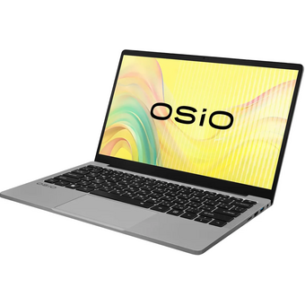  Ноутбук OSIO FocusLine F140A-007 14", IPS, AMD Ryzen 5 5500U 2.1ГГц, 6 ядер, 16ГБ 512ГБ SSD, AMD Radeon, Windows 11 Home, серый 