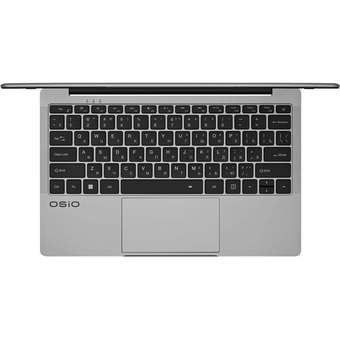  Ноутбук OSIO FocusLine F140A-007 14", IPS, AMD Ryzen 5 5500U 2.1ГГц, 6 ядер, 16ГБ 512ГБ SSD, AMD Radeon, Windows 11 Home, серый 