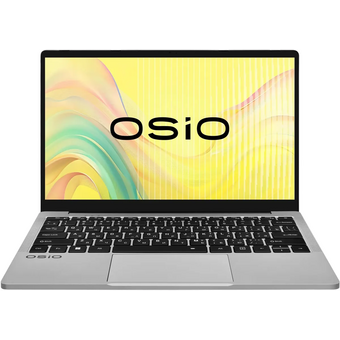  Ноутбук OSIO FocusLine F140A-007 14", IPS, AMD Ryzen 5 5500U 2.1ГГц, 6 ядер, 16ГБ 512ГБ SSD, AMD Radeon, Windows 11 Home, серый 