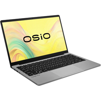  Ноутбук OSIO FocusLine F140A-007 14", IPS, AMD Ryzen 5 5500U 2.1ГГц, 6 ядер, 16ГБ 512ГБ SSD, AMD Radeon, Windows 11 Home, серый 