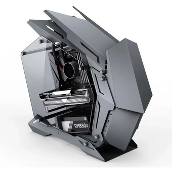  Корпус JONSBO MOD-3 Mini Gray без БП, боковые панели из закаленного стекла, mini-ITX, micro-ATX, серебристый 