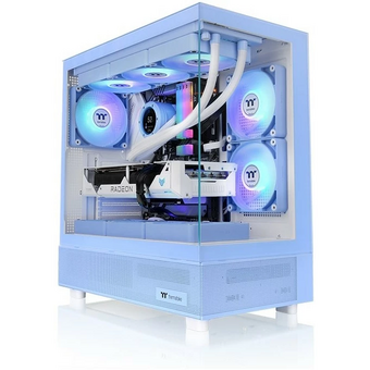  Корпус Thermaltake View 270 TG ARGB Hydrangea (CA-1Y7-00MFWN-00) синий без БП ATX 9x120mm 5x140mm 1x200mm 2xUSB3.0 audio bott PSU 