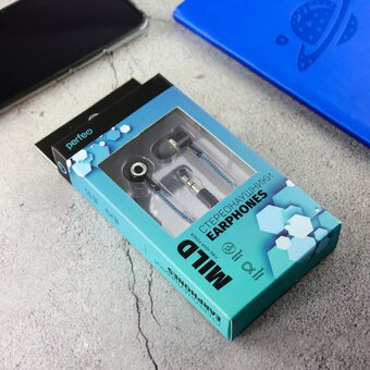  Наушники внутриканальные Perfeo Mild PF-A4483 черный/синий 