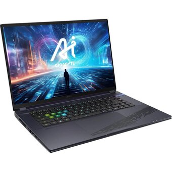  Ноутбук Gigabyte Aorus 16X (9SG-43KZC64SD) Core i7 13650HX 32Gb SSD1Tb nVidia GeForce RTX4070 8Gb 16" IPS QHD+ (2560x1600) Free DOS grey WiFi BT Cam 