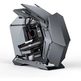  Корпус JONSBO MOD-3 Mini Gray без БП, боковые панели из закаленного стекла, mini-ITX, micro-ATX, серебристый 