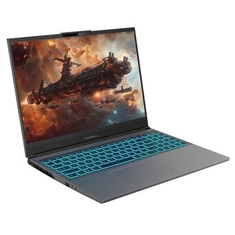  Ноутбук Maibenben X-Treme Typhoon X16A-R77445 (X16A-R77445FFSHGRE0) 16" FHD IPS 300N 120Hz/R7-7435H/16Gb/512Gb SSD/RTX 4050 6Gb/W11/Grey 