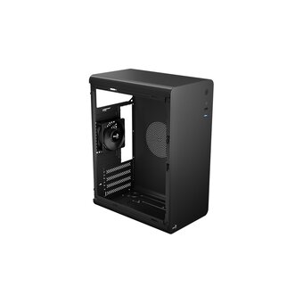  Корпус Aerocool CS-110-S-BK-v1 (mATX, 0.7mm, USB3.0 x1, USB2.0 x2, 1x 8cm Black Fan) 