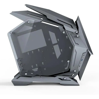  Корпус JONSBO MOD-3 Mini Gray без БП, боковые панели из закаленного стекла, mini-ITX, micro-ATX, серебристый 