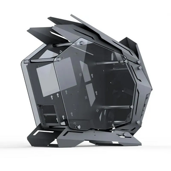  Корпус JONSBO MOD-3 Mini Gray без БП, боковые панели из закаленного стекла, mini-ITX, micro-ATX, серебристый 