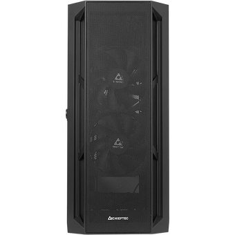  Корпус CHIEFTEC Apex Air GA-01B-M-OP без БП, боковая панель из закал. стекла, 2xPWM 140мм спереди, 1xPWM 140мм сзади, черный 