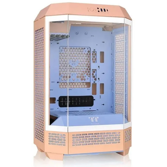  Корпус Thermaltake The Tower 300 (CA-1Y4-00S) розовый без БП miniITX 8x120mm 6x140mm 2xUSB3.0 audio bott PSU 