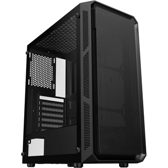  Корпус Оклик OCC-MD301 черный без БП ATX 6x120mm 2xUSB2.0 1xUSB3.0 audio bott PSU 