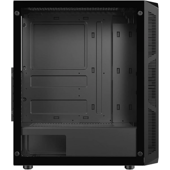  Корпус Оклик OCC-MD301 черный без БП ATX 6x120mm 2xUSB2.0 1xUSB3.0 audio bott PSU 
