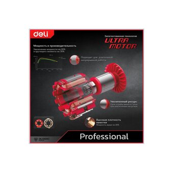  УШМ Deli DE-JM125-4E 890Вт 