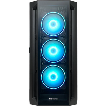  Корпус CHIEFTEC Apex GA-01B-TG-OP без БП, боковая панель из закал. стекла, 3xARGB 120мм спереди, 1xARGB 120мм сзади, черный 