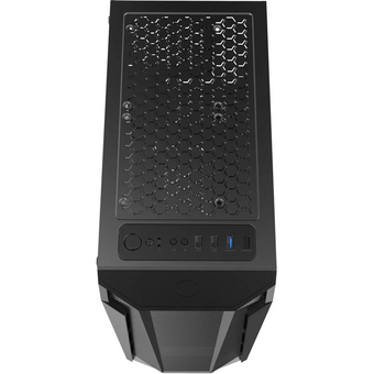  Корпус Оклик OCC-MD302 черный без БП ATX 6x120mm 2xUSB2.0 1xUSB3.0 audio bott PSU 