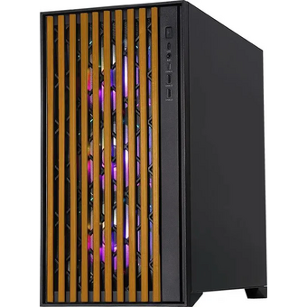  Корпус Formula TimberLine T0 черный без БП mATX 4x120mm 2xUSB3.0 1xUSB3.1 audio 