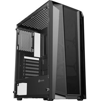  Корпус Оклик OCC-MD302 черный без БП ATX 6x120mm 2xUSB2.0 1xUSB3.0 audio bott PSU 