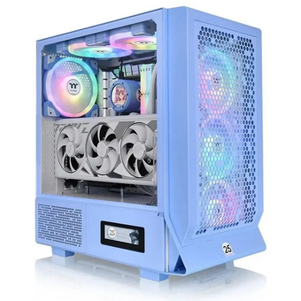  Корпус Thermaltake Ceres 330 TG ARGB Hydrangea (CA-1Y2-00MFWN-00) синий без БП ATX 3x140mm 2xUSB3.0 audio bott PSU 