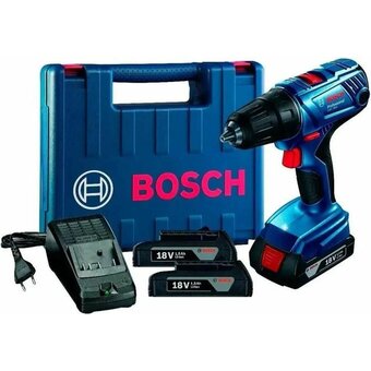  Дрель-шуруповерт Bosch GSB 180-LI (06019F8307) ударная 2Ач, с двумя аккумуляторами 