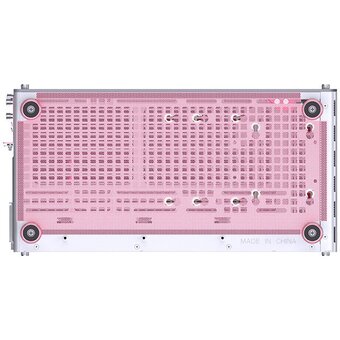  Корпус JONSBO Jonsplus Z20 Pink/White без БП, боковая панель из закал. стекла, mini-ITX, micro-ATX, бело-розовый 