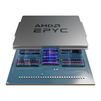  Процессор AMD Epyc 9454P (100-000000873) 48 Cores, 96 Threads, 2.75/3.65GHz, 256M, DDR5-4800, 2S, 240/300W OEM 