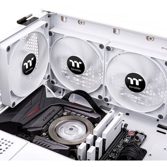  Вентилятор Thermaltake CT120 белый (CL-F151-PL12WT-A) 4-pin 25.8dB Ret 
