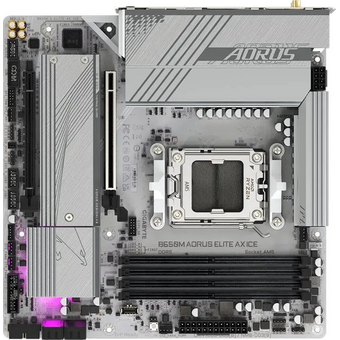  Материнская плата Gigabyte B650M Aorus Elite AX Ice 