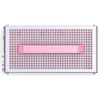  Корпус JONSBO Jonsplus Z20 Pink/White без БП, боковая панель из закал. стекла, mini-ITX, micro-ATX, бело-розовый 