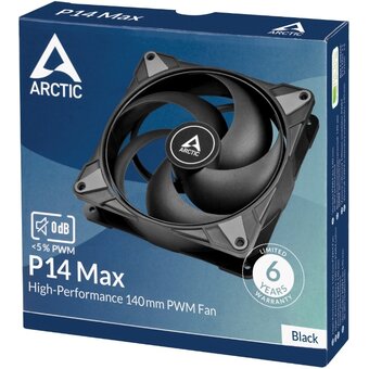  Вентилятор Arctic Cooling Arctic P14 Max (Black) (ACFAN00287A) retail 