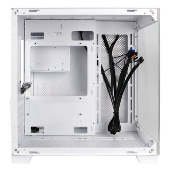  Корпус Ginzzu V420 RGB подсветка, закаленное стекло 1*USB 3.0,1*USB 2.0, AU Белый mATX 