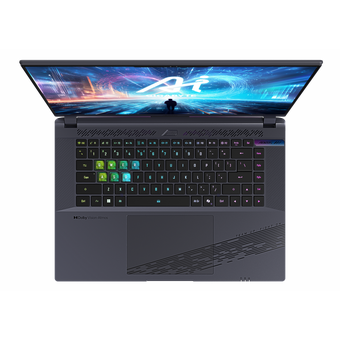  Ноутбук GIGABYTE Aorus 16X (9KG-43KZC54SD) Core i7-13650HX/16Gb/SSD1Tb/RTX4060 8Gb/16.0"/IPS/WQXGA/Dos/gray 