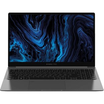  Ноутбук DIGMA Pro Sprint N (DN15R5-8DXW05) 15.6", 2024, IPS, AMD Ryzen 5 5500U 2.1ГГц, 6 ядер, 8ГБ DDR4, 512ГБ SSD, AMD Radeon, Win11 Pro 