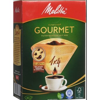  Фильтр для кофеварок Melitta 4006508190751 1X4/80 